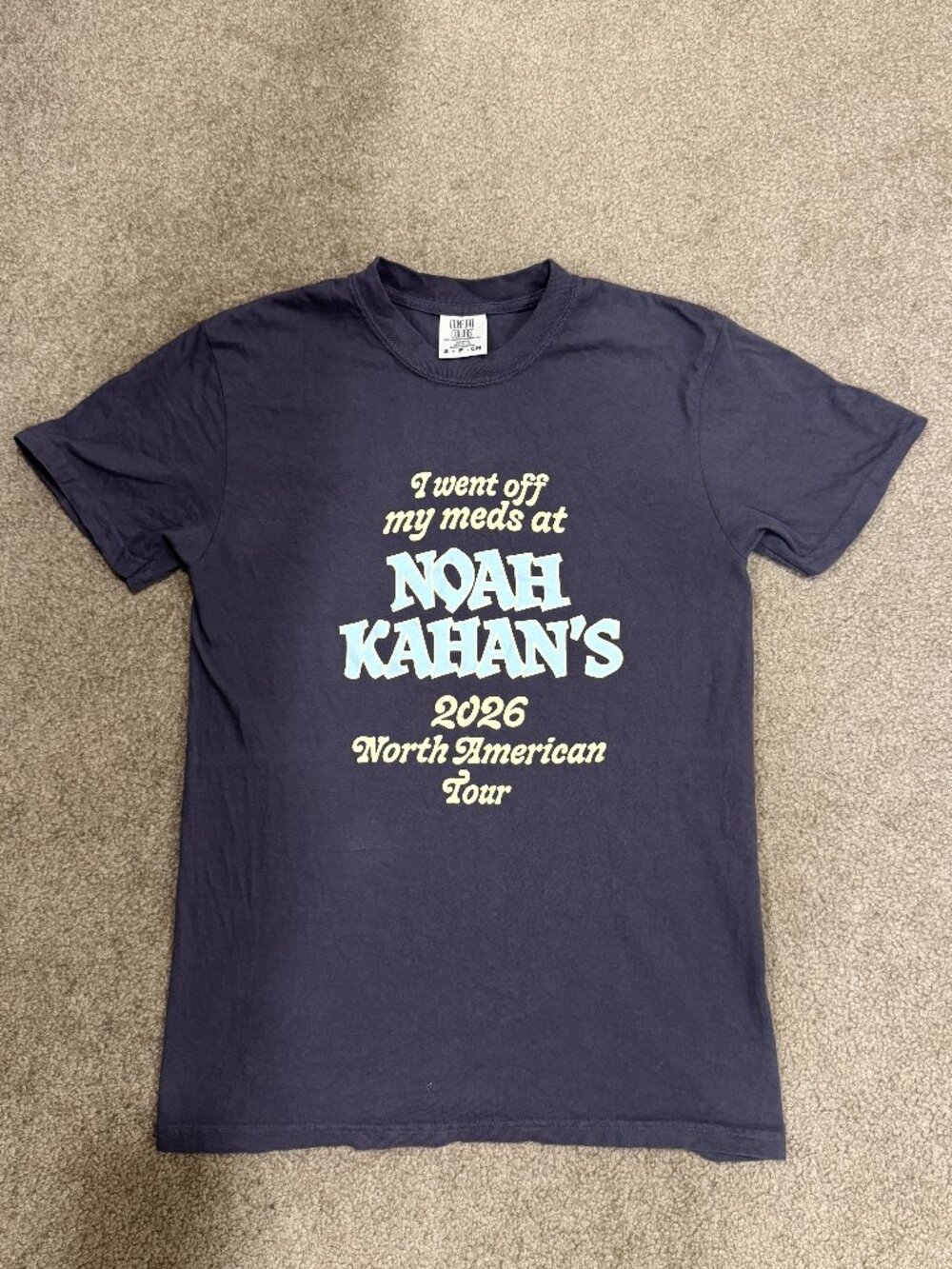 Noah Kahan Great Divide tour T Shirt - Size Small - Brand New